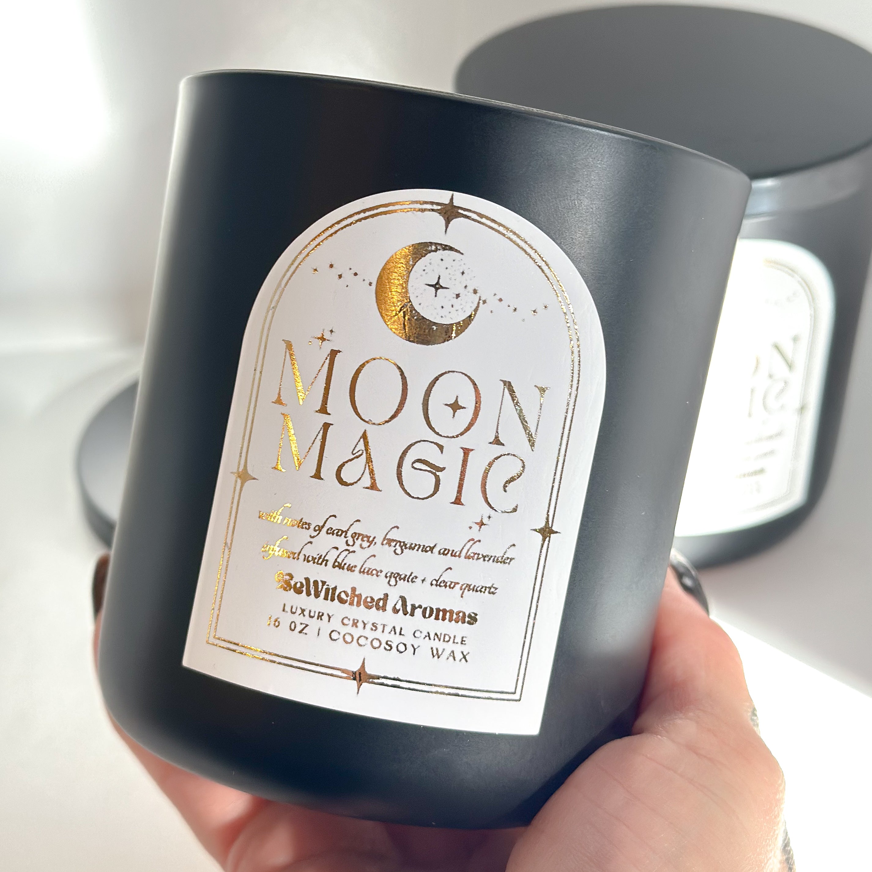 Moon Magic | 16 oz Luxury Crystal Candle