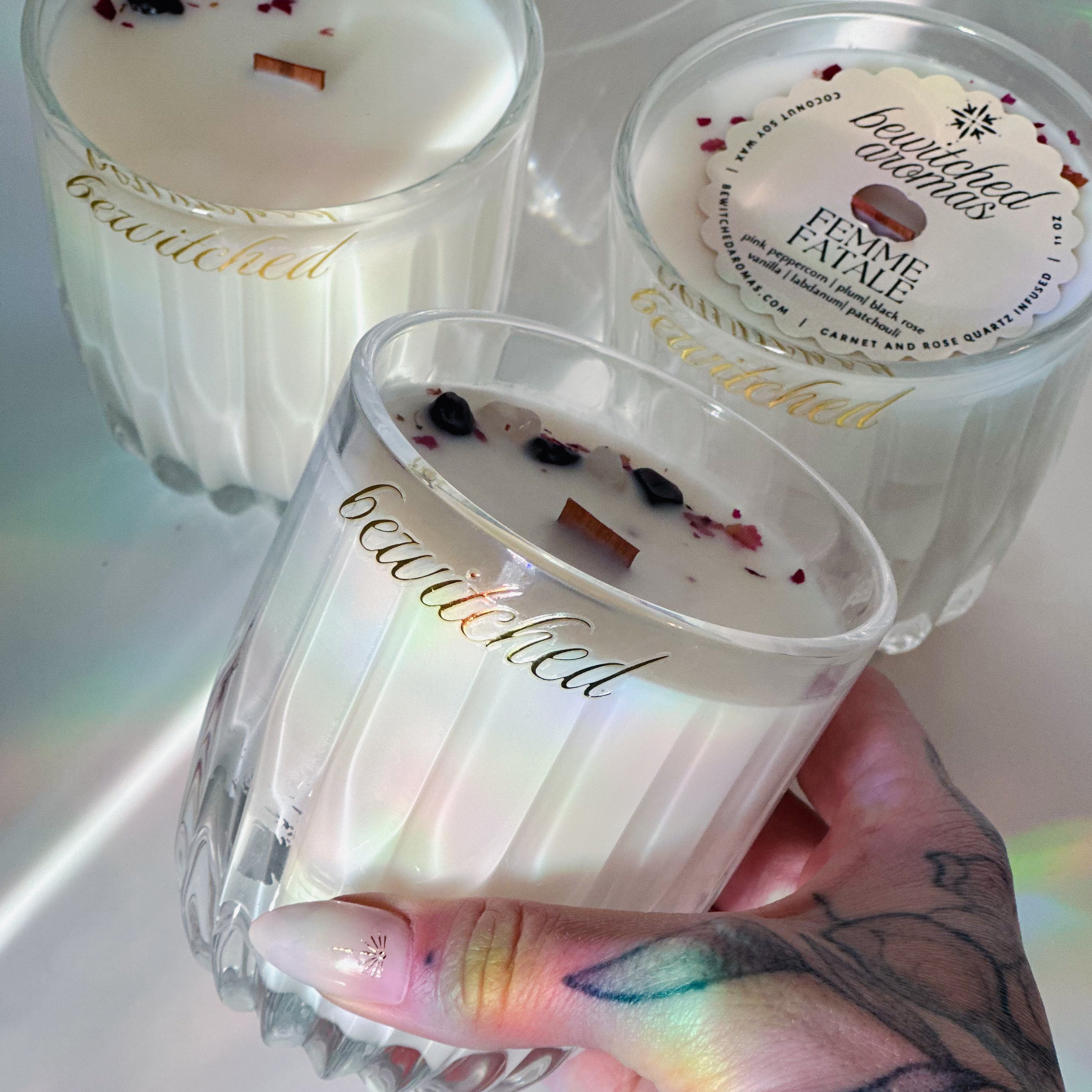 Damsel- Limited Edition Luxe Crystal Candle