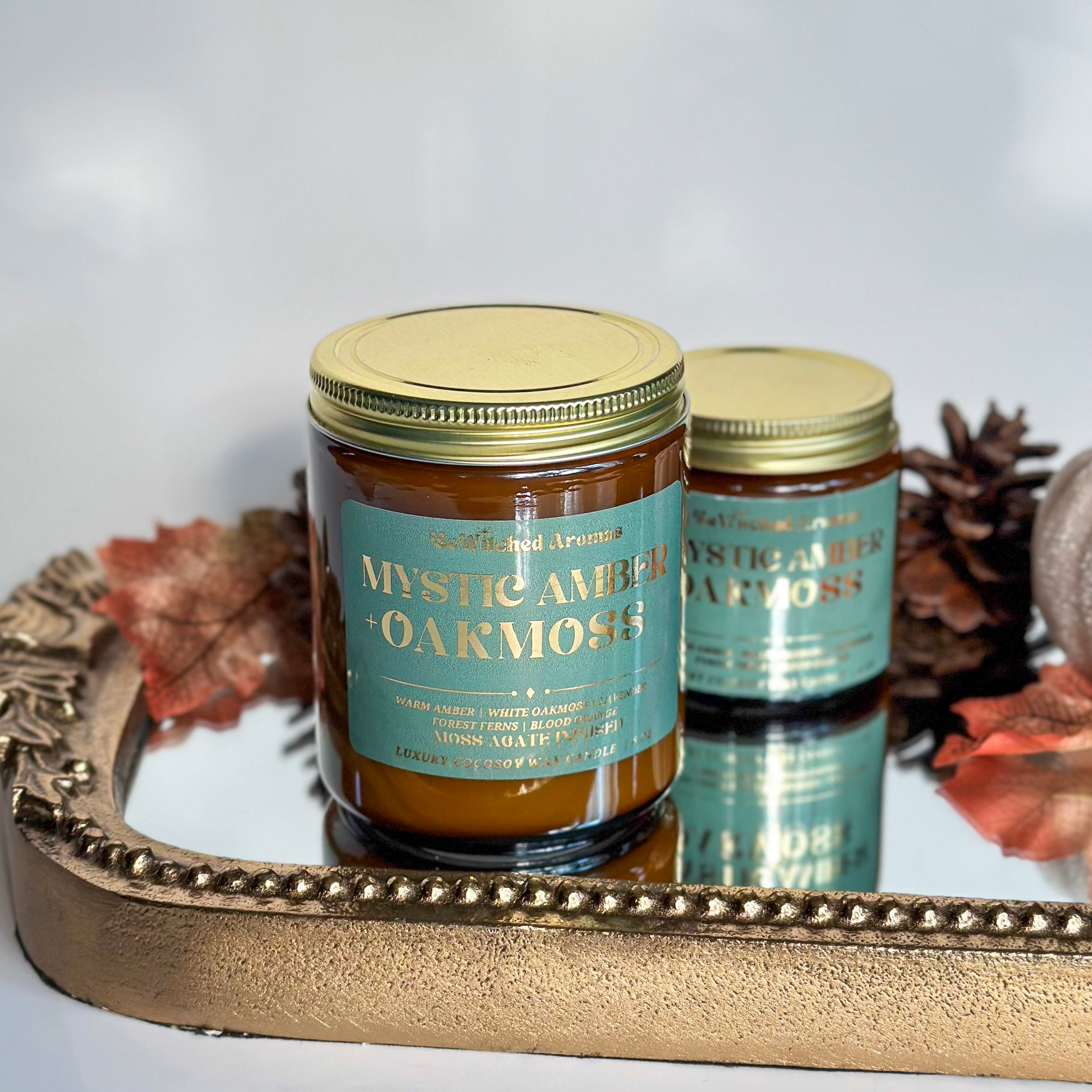 Mystic Amber + Oakmoss