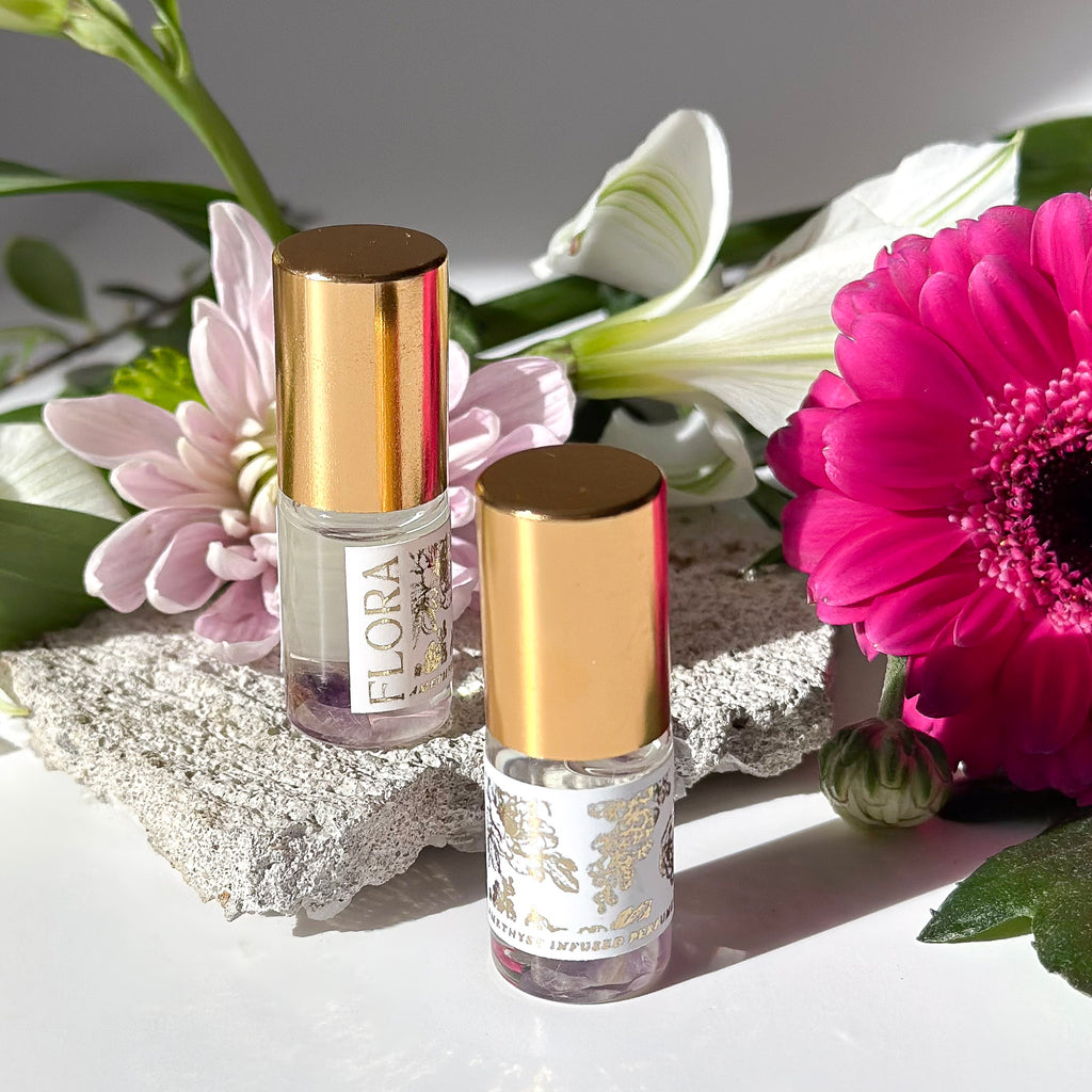 Flora Perfume Oil | Amethyst Infused