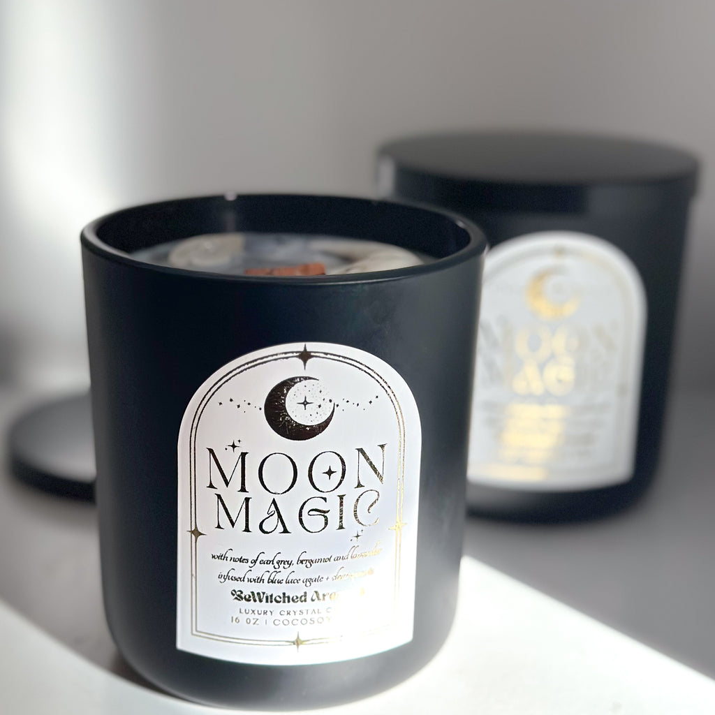 Moon Magic | 16 oz Luxury Crystal Candle