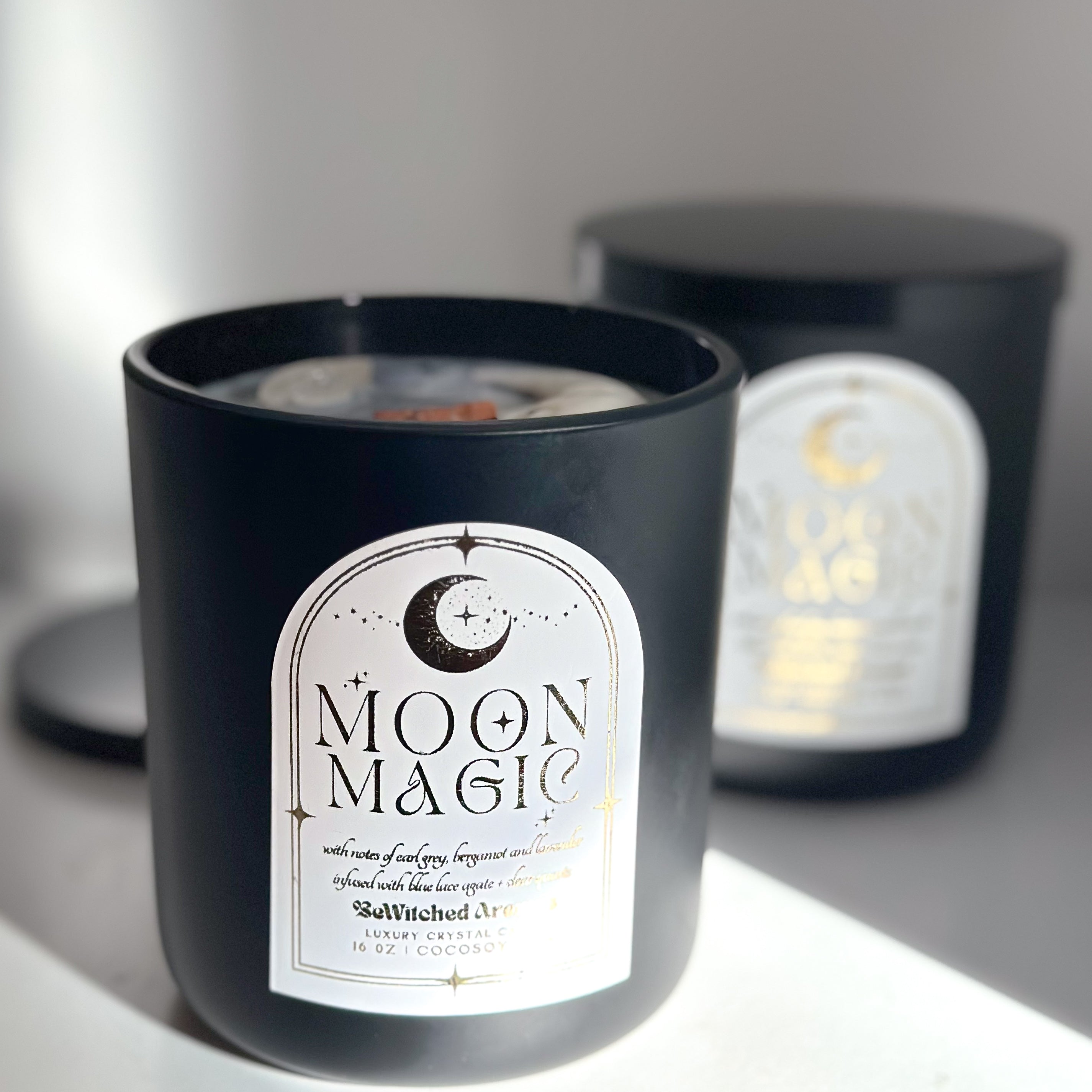 Moon Magic | 16 oz Luxury Crystal Candle