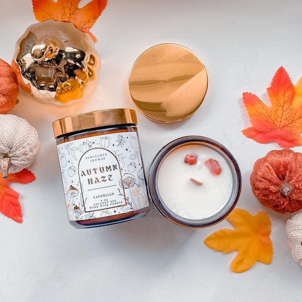 Autumn Crystal Candle Fragrance Collection - Vegan – Argentum Nocturna