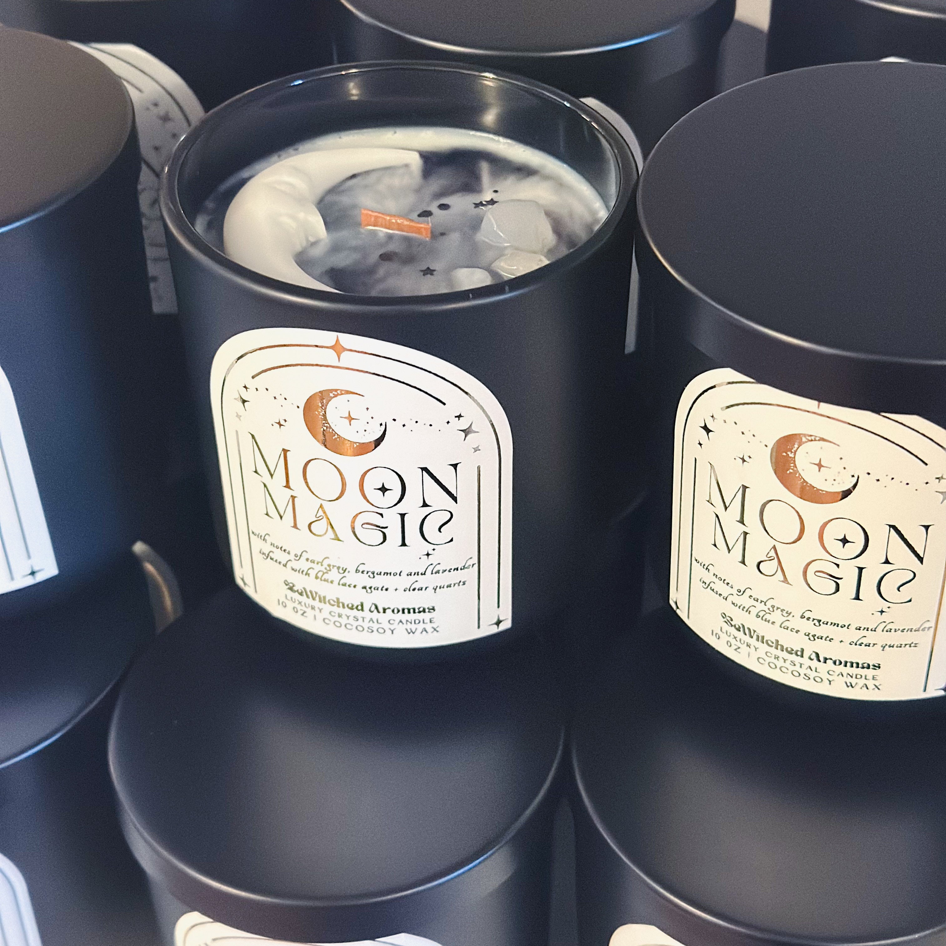 Moon Magic | 10 oz Luxury Crystal Candle
