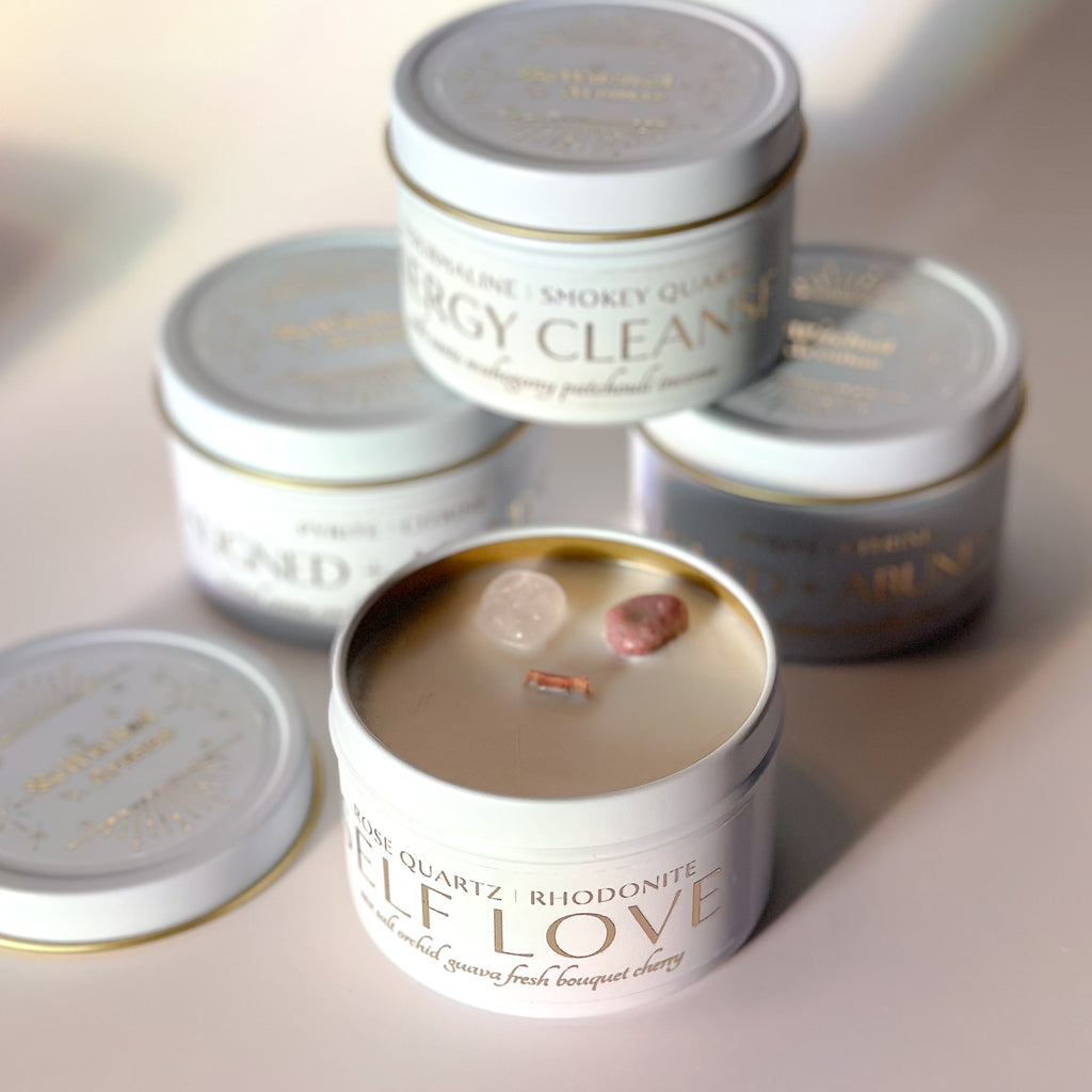 Self Love - Intention Magic Crystal Candle 4 oz
