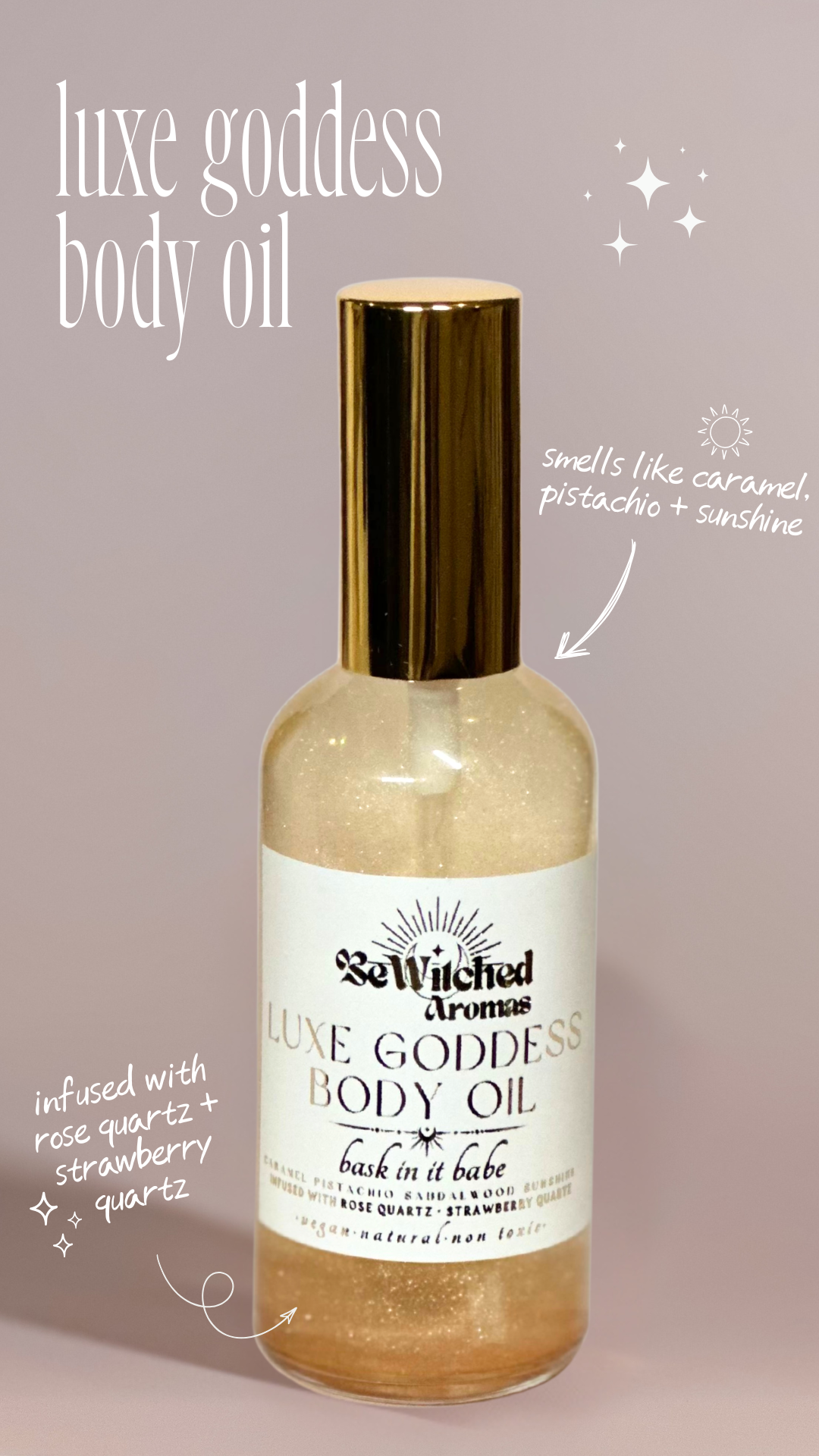 Luxe Goddess - Crystal Infused Body Oil