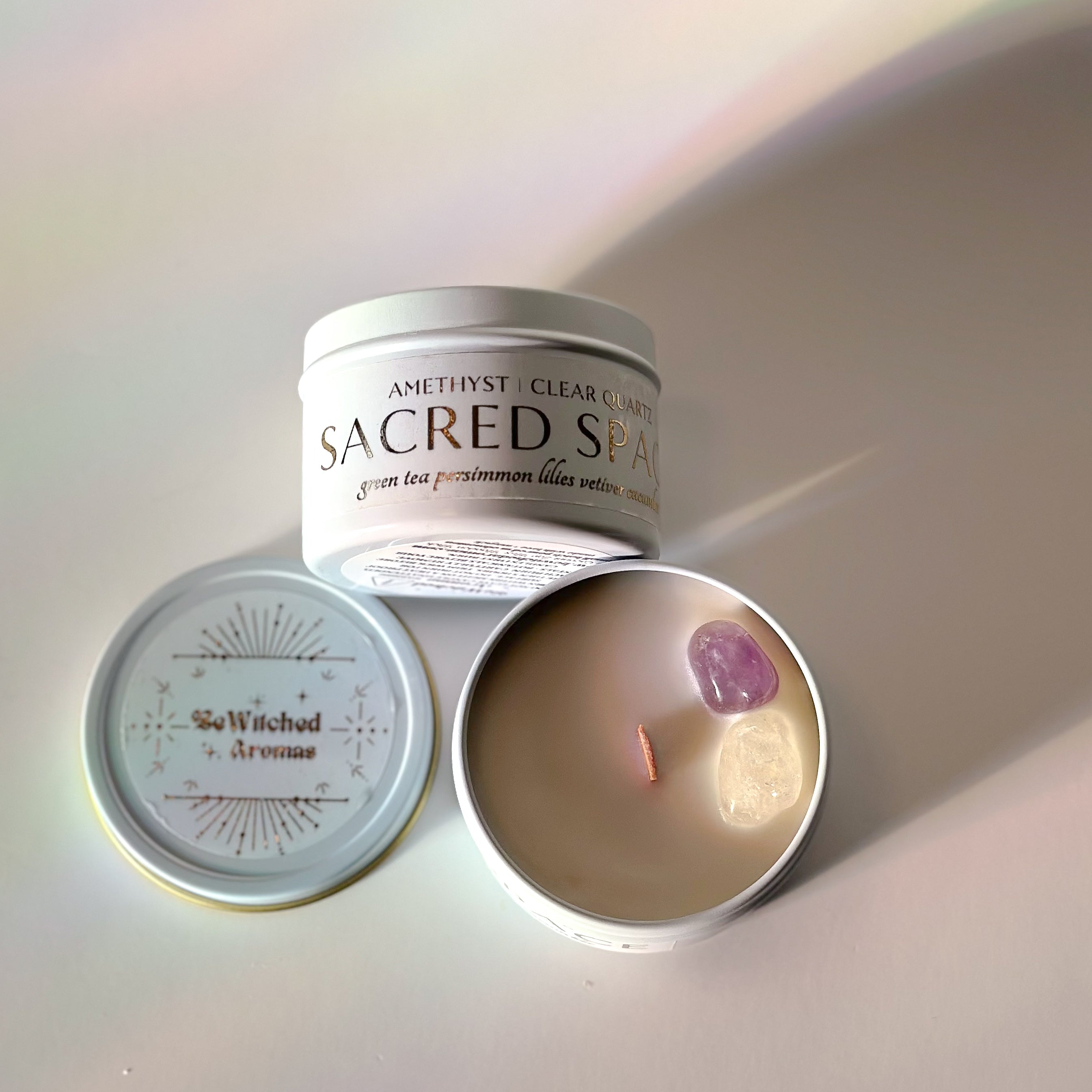 Sacred Space - Intention Magic Crystal Candle 4 oz