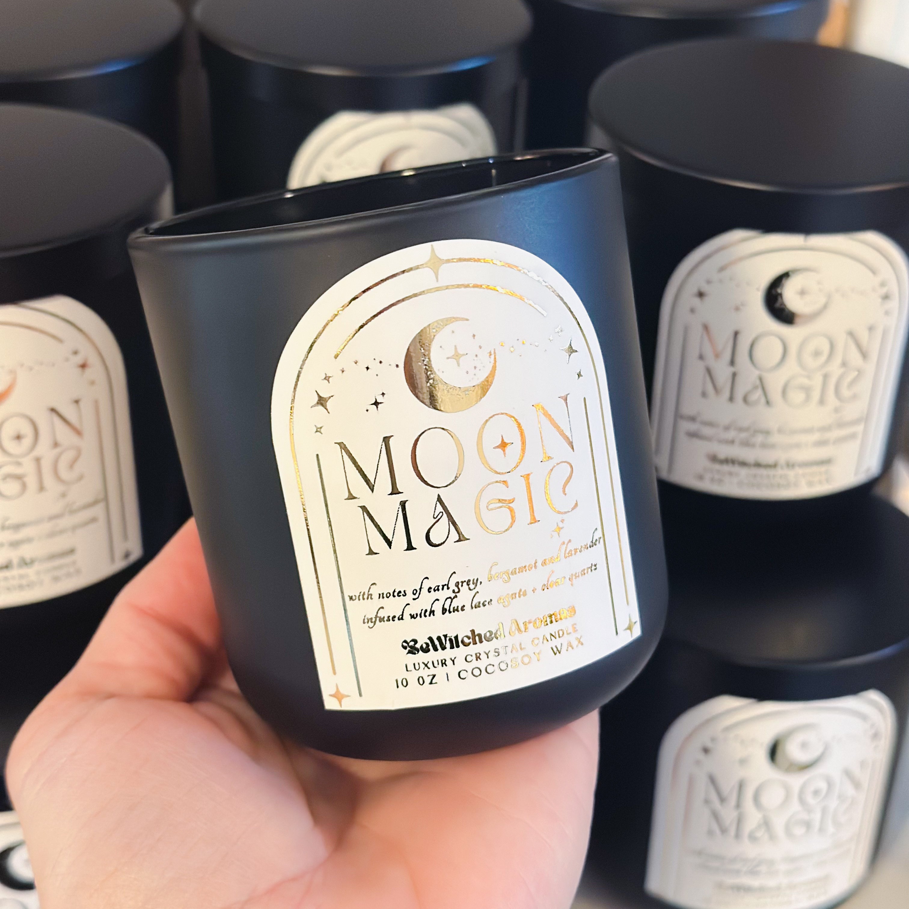 Moon Magic | 10 oz Luxury Crystal Candle