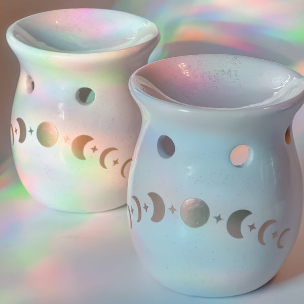 Moon Phases Tea Light Wax Burner