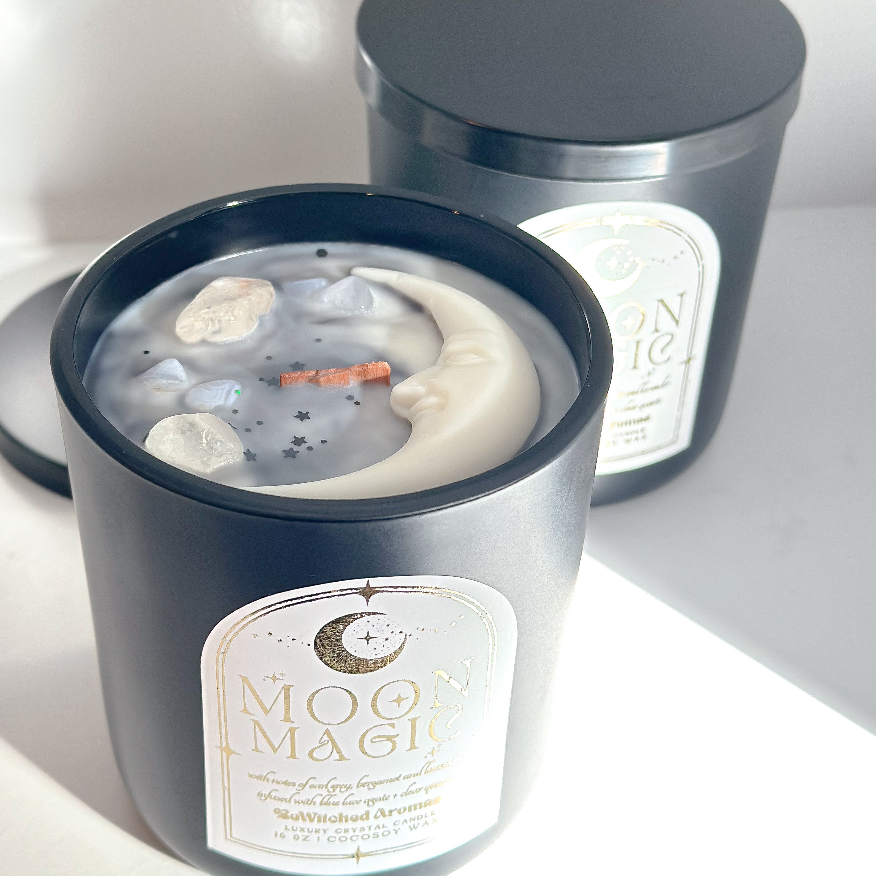 Moon Magic | 16 oz Luxury Crystal Candle