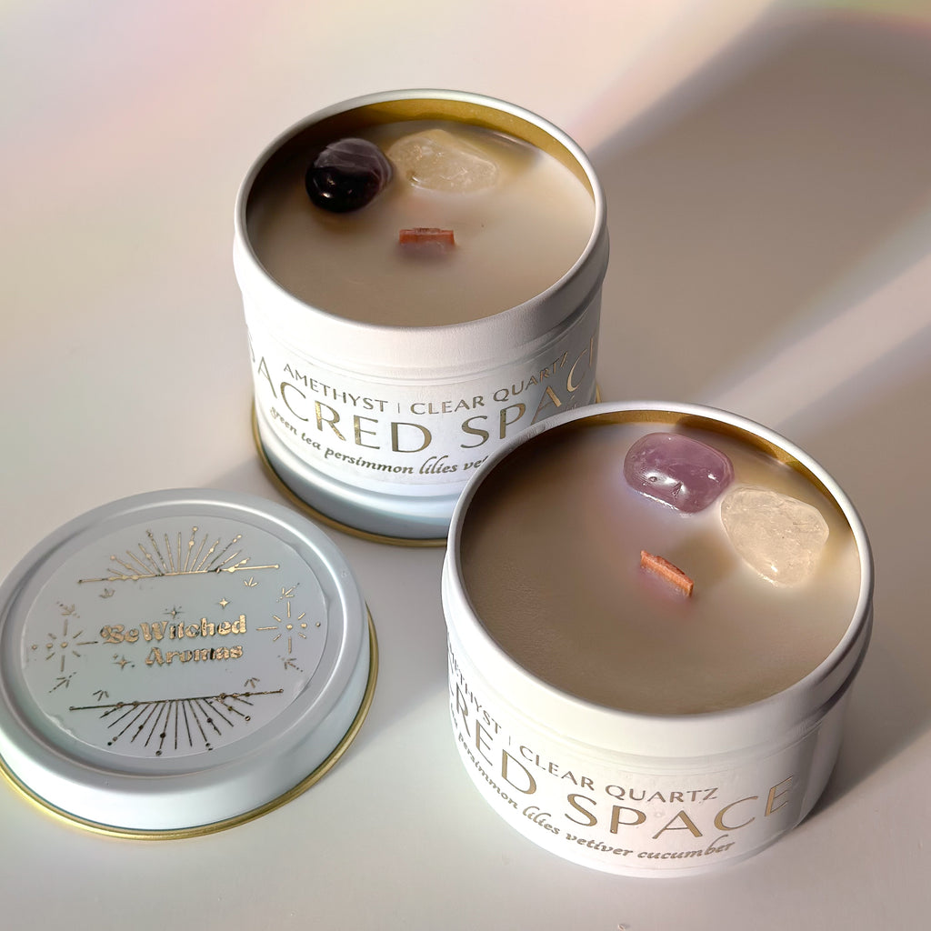 Sacred Space - Intention Magic Crystal Candle 4 oz