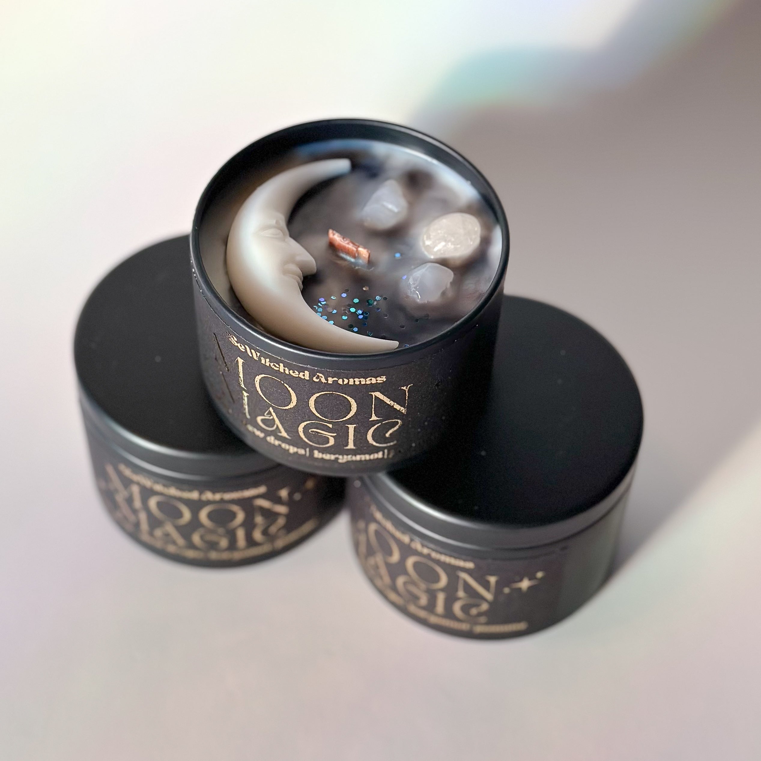 Moon Magic - Luxury Crystal Candle 4 oz