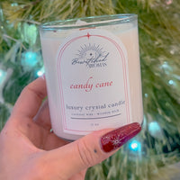 Candy Cane  | 11 oz Holiday Crystal Candle