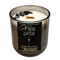 North Star | Pyrite + Obsidian Infused Luxury Candle