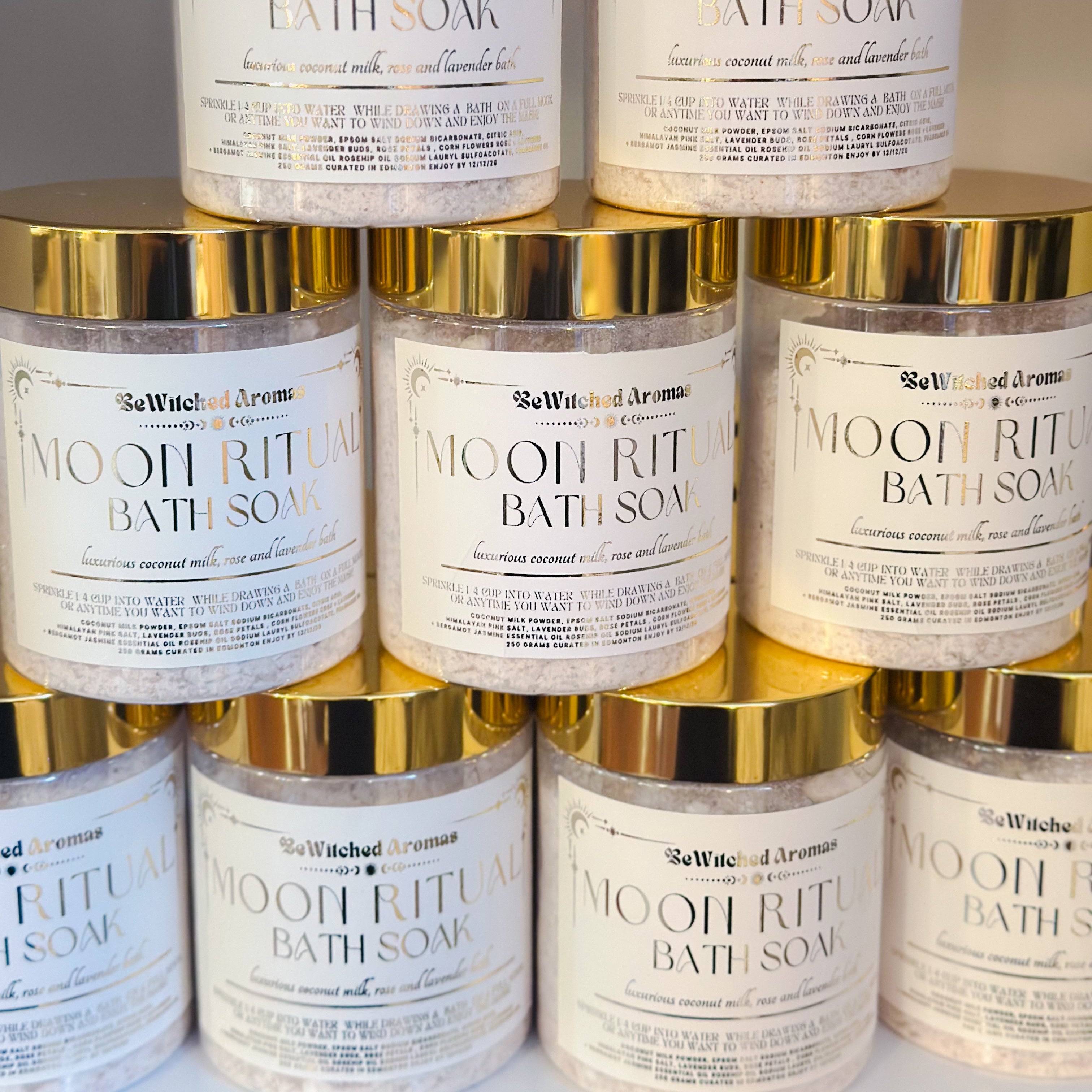 Moon Ritual Bath Soak- Coconut Milk, Rose + Lavender