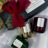 Luxe Holiday Trio Crystal Candle Gift Set