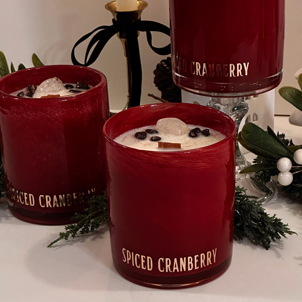Spiced Cranberry- Limited Edition Luxe Crystal Candle