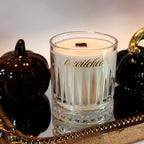 Bourbon Pumpkin- Vintage Lux Wooden Wick Candle
