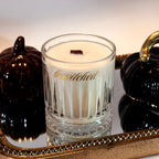 Bourbon Pumpkin- Vintage Lux Wooden Wick Candle