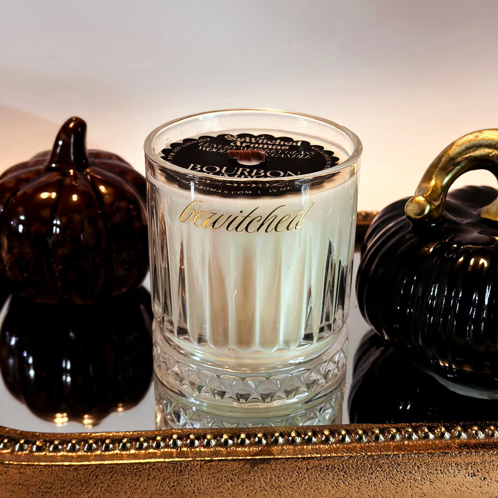 Bourbon Pumpkin- Vintage Lux Wooden Wick Candle