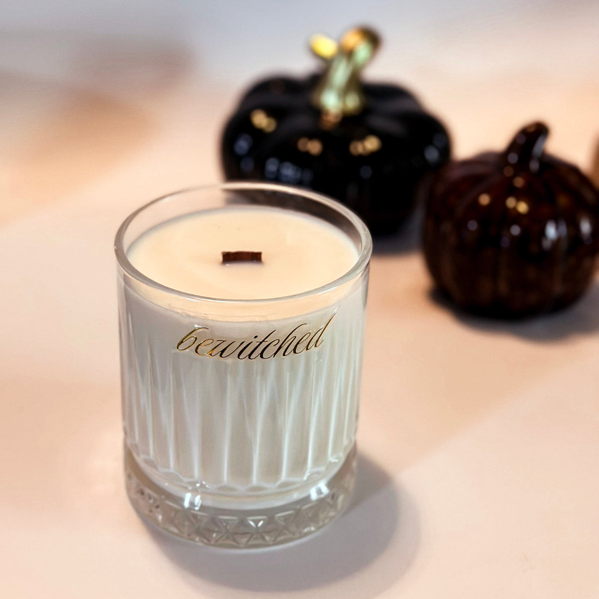 Bourbon Pumpkin- Vintage Lux Wooden Wick Candle