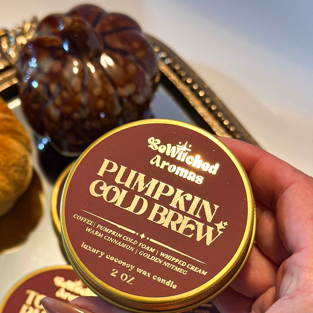 Cozy Magick Collection - 2 oz wooden wick candle tin