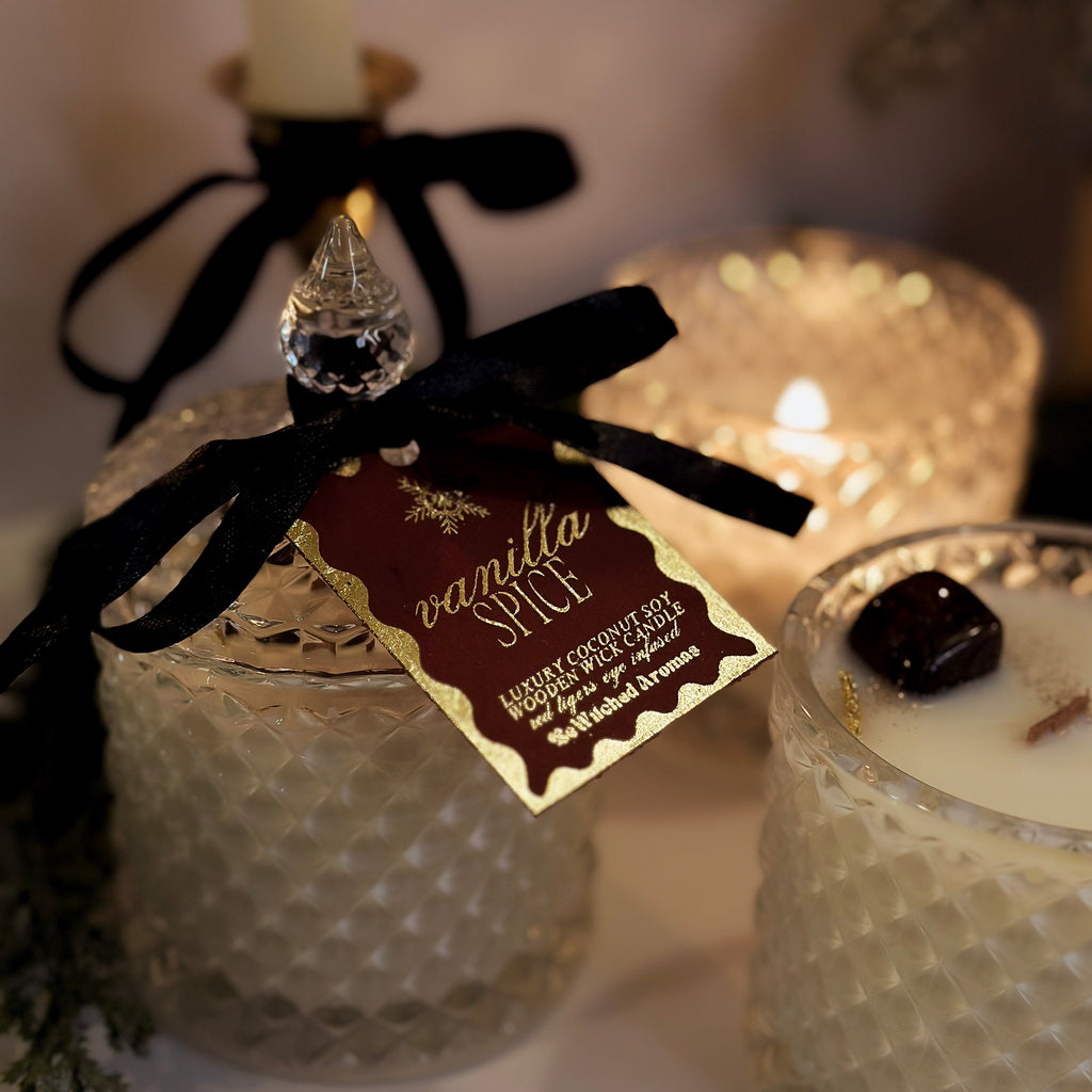 Spiced Vanilla- Limited Edition Luxe Crystal Candle