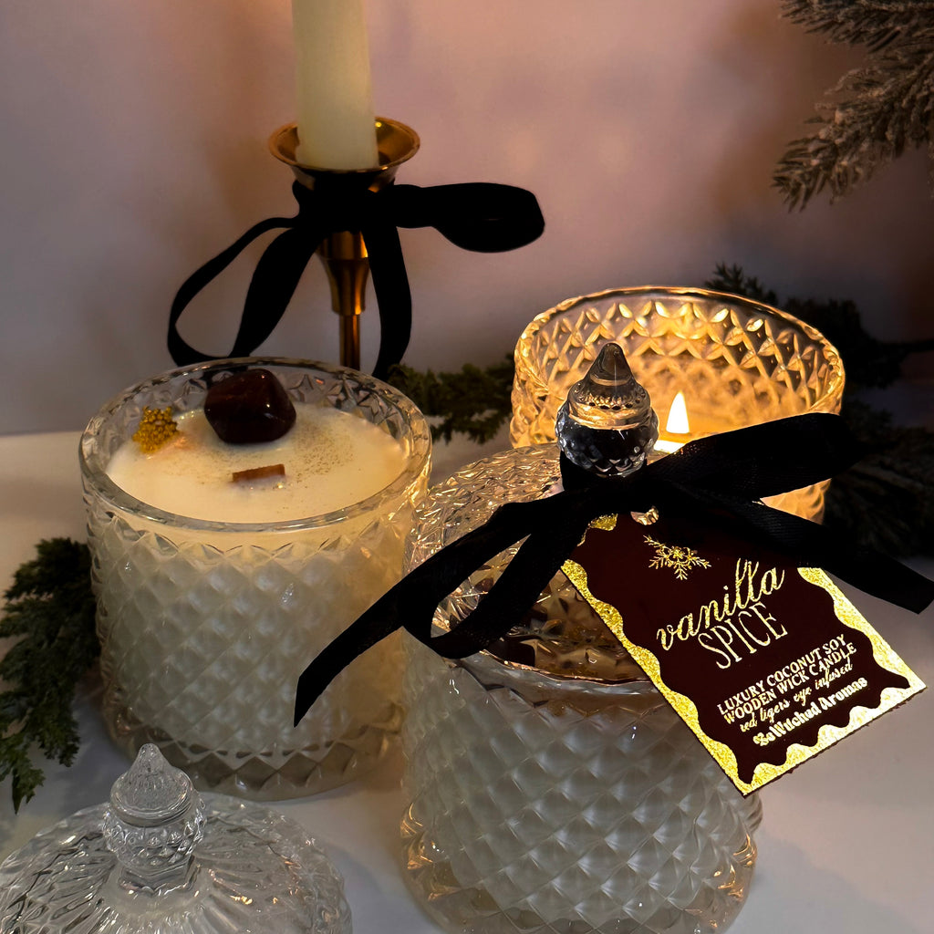 Spiced Vanilla- Limited Edition Luxe Crystal Candle