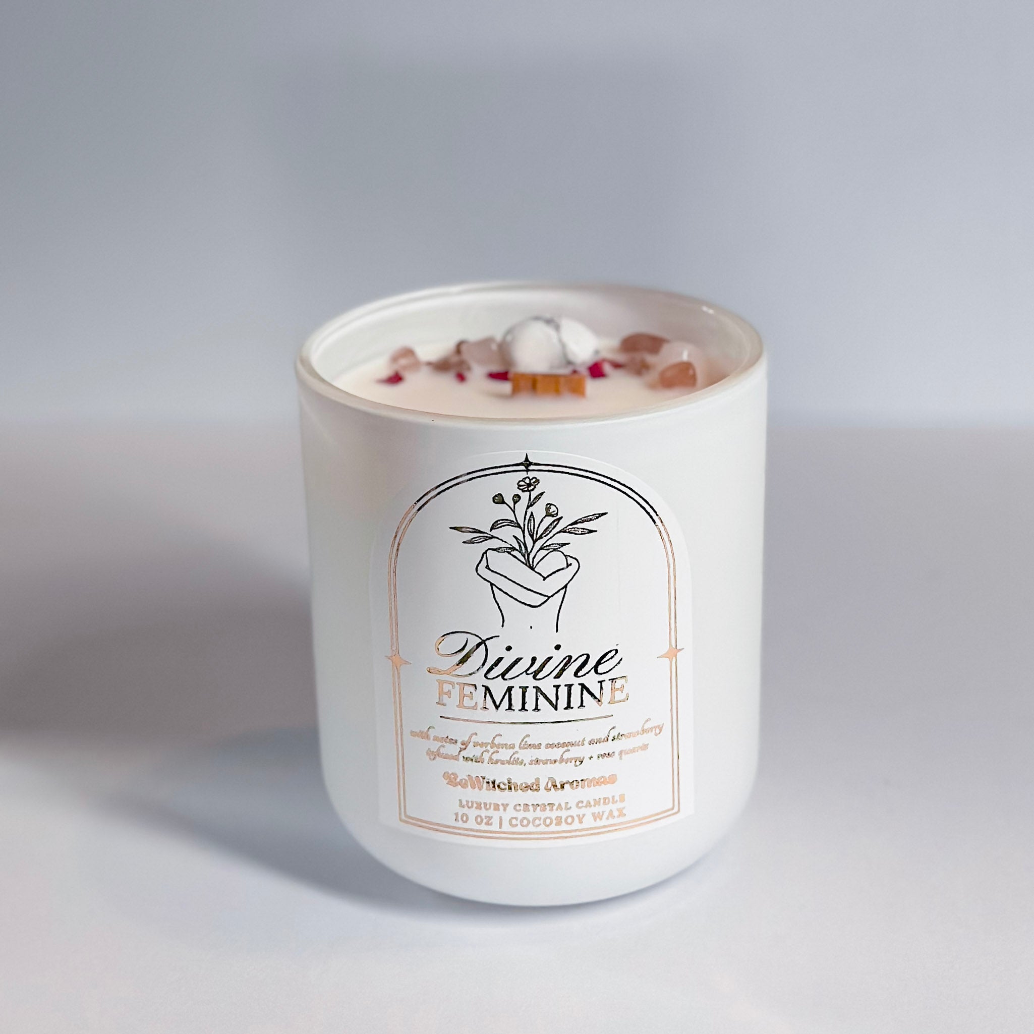 Divine Feminine | Luxury Crystal Candle 10