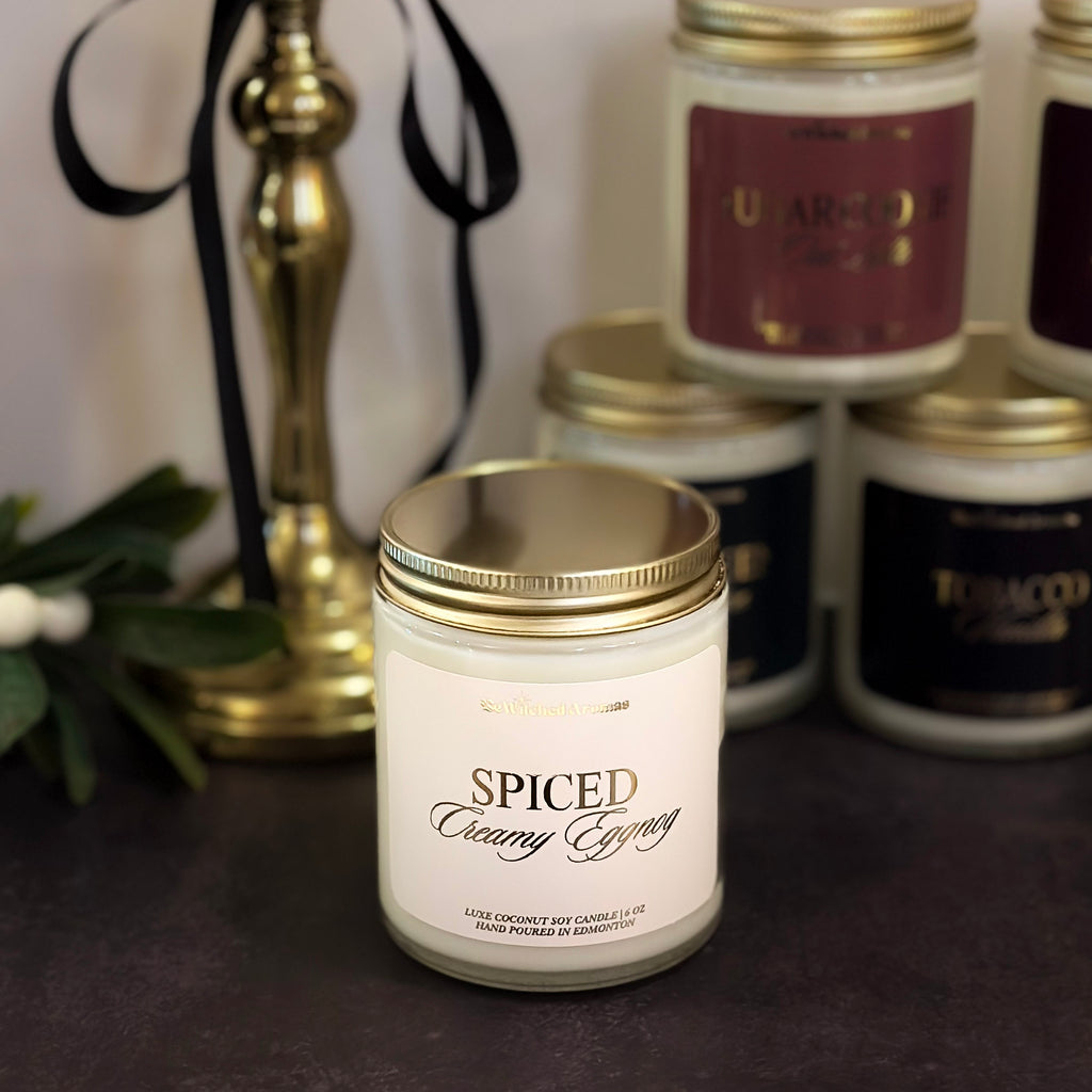 Spiced Creamy Eggnog - Festive Little Rituals Candle