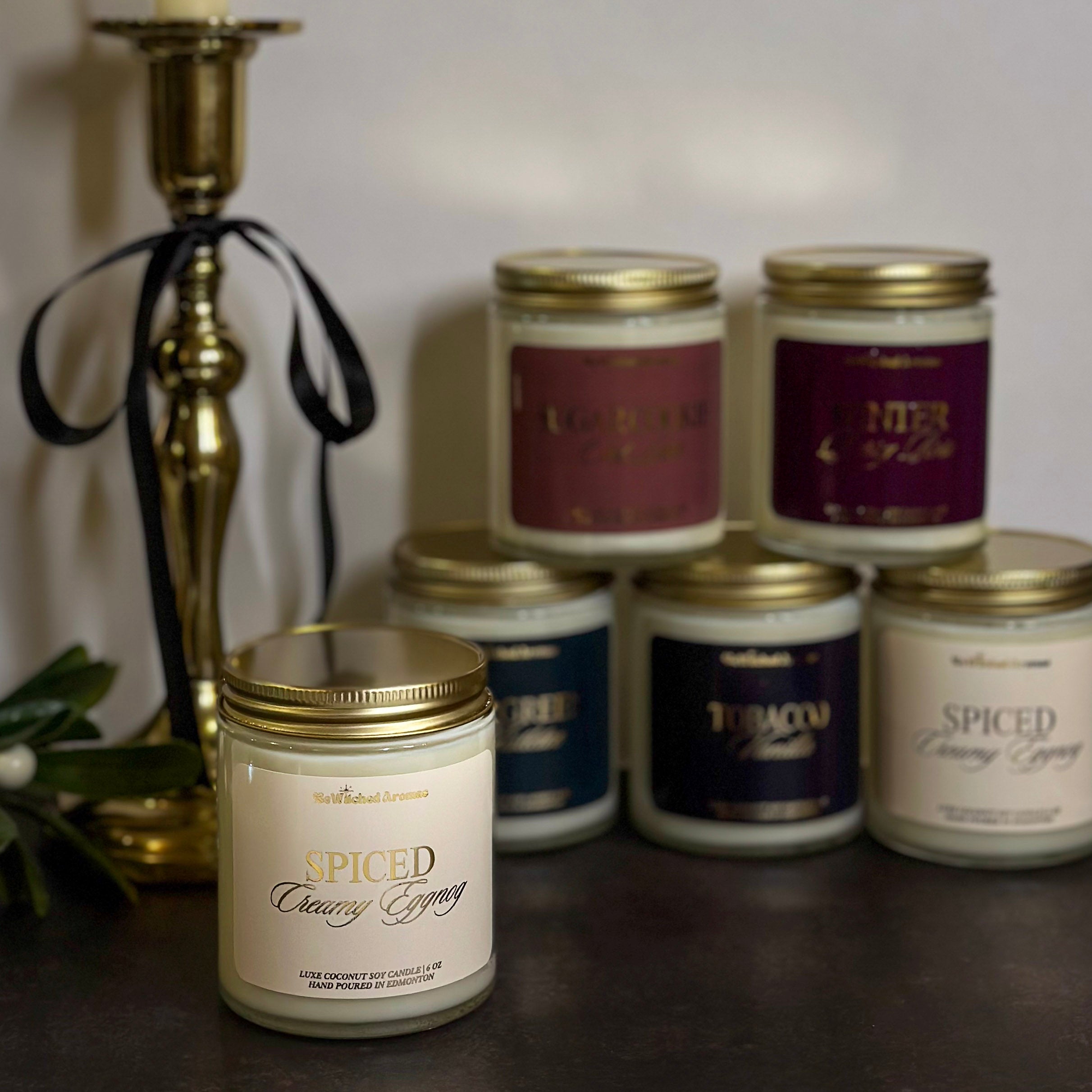 Spiced Creamy Eggnog - Festive Little Rituals Candle