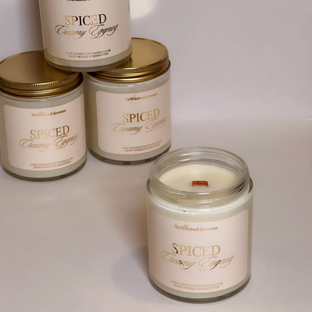 Spiced Creamy Eggnog - Festive Little Rituals Candle