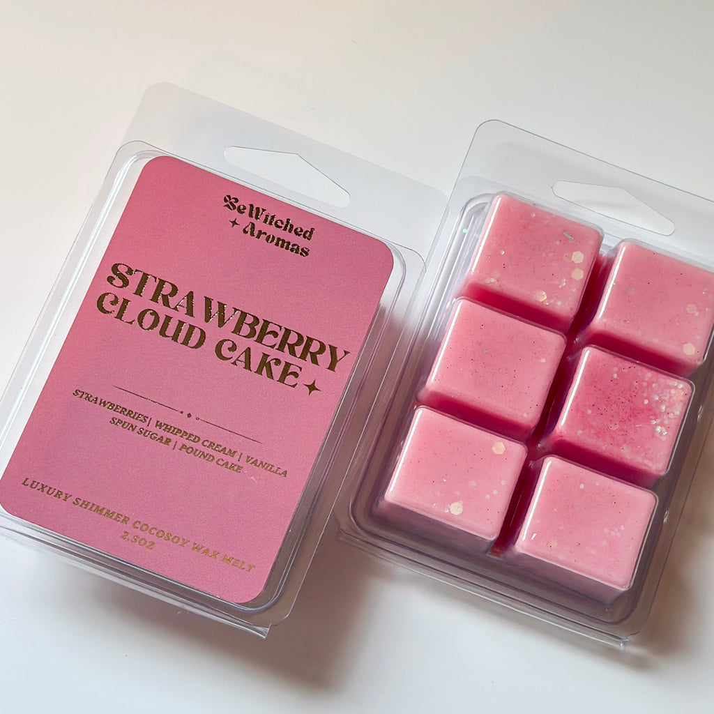 Strawberry Cloud Cake | Luxe Shimmer Wax Melts