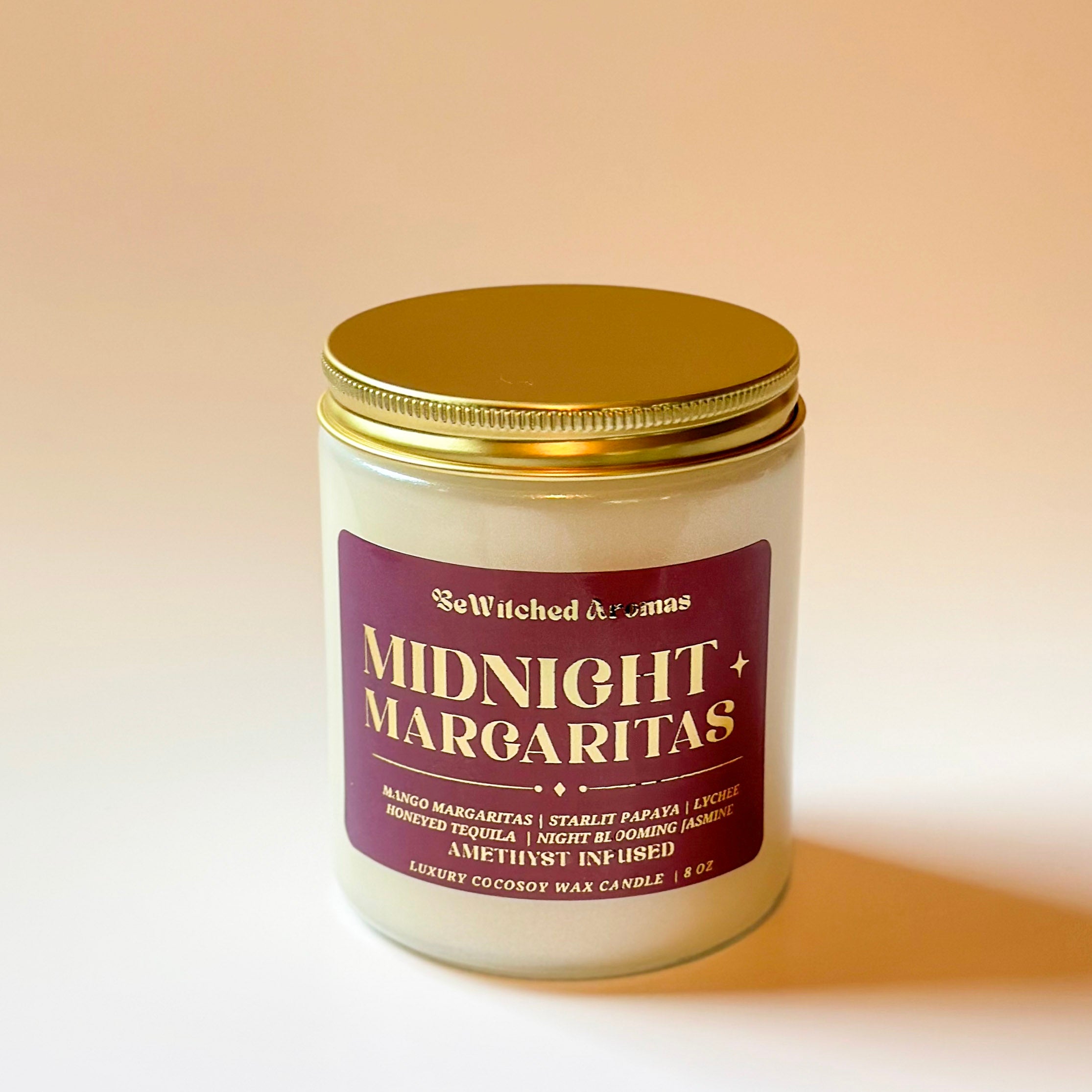 Midnight Margaritas - 8 oz Crystal Candle