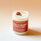 Strawberry Cloud Cake - 8 oz Crystal Candle
