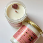 Strawberry Cloud Cake - 8 oz Crystal Candle