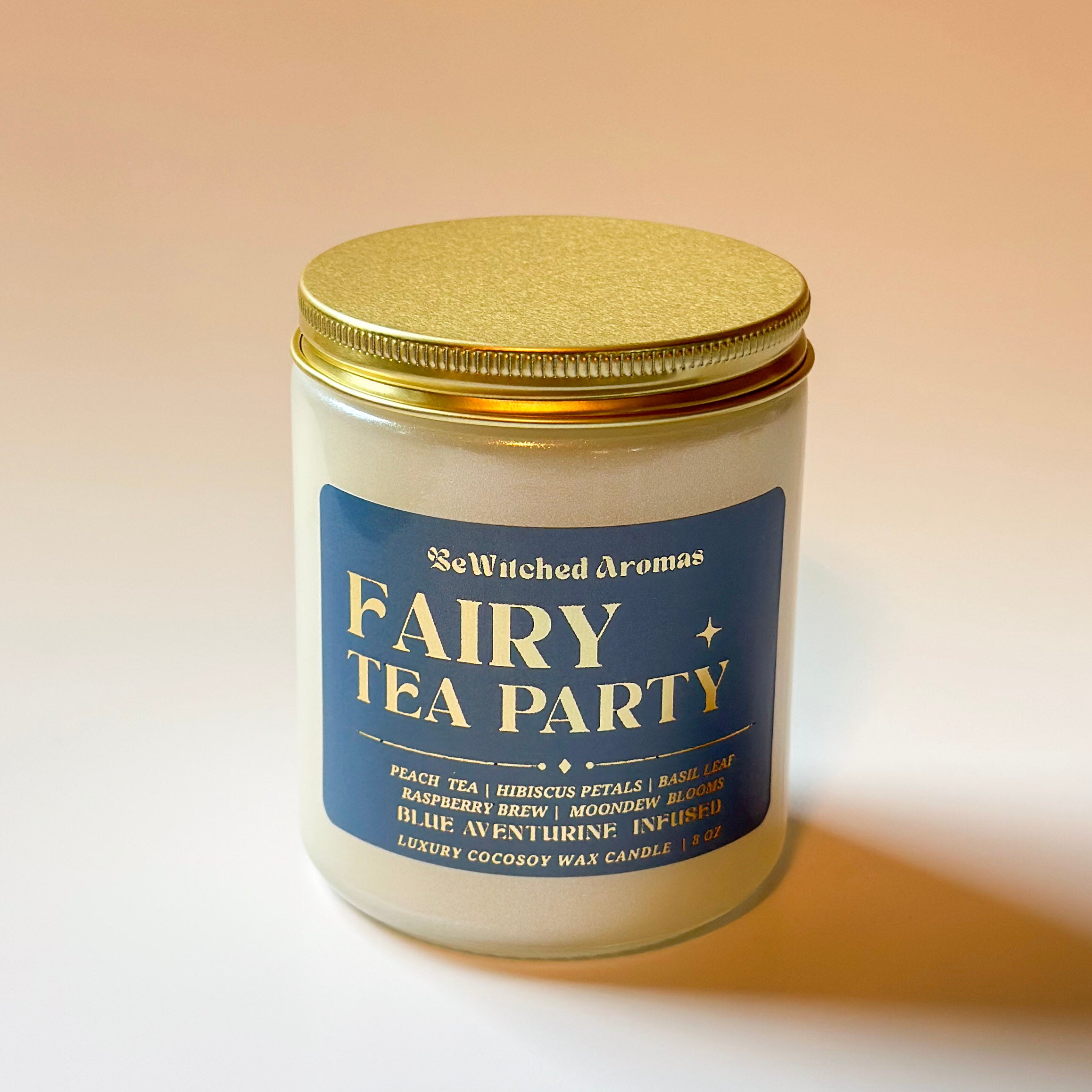 Fairy Tea Party - 8 oz Crystal Candle
