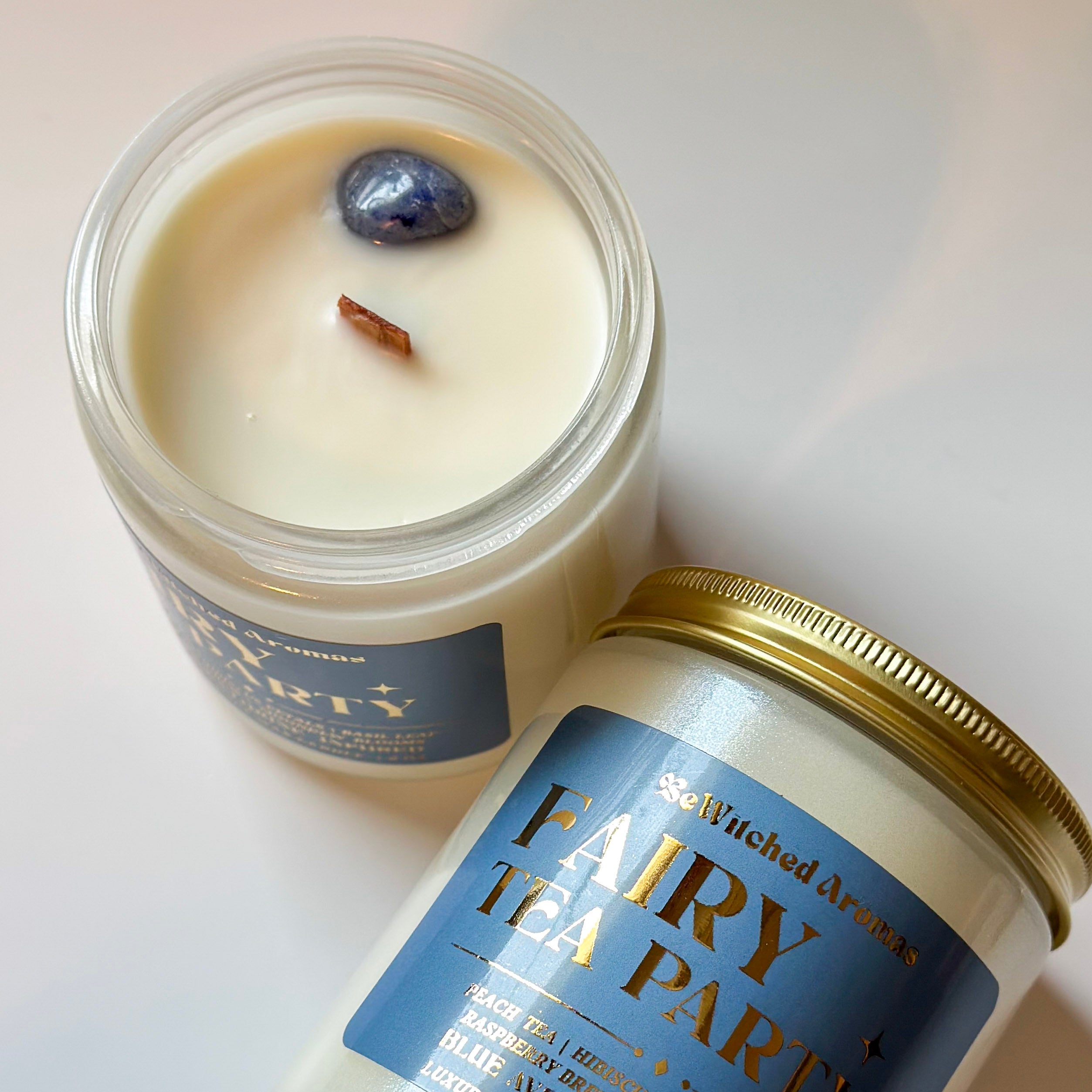 Fairy Tea Party - 8 oz Crystal Candle