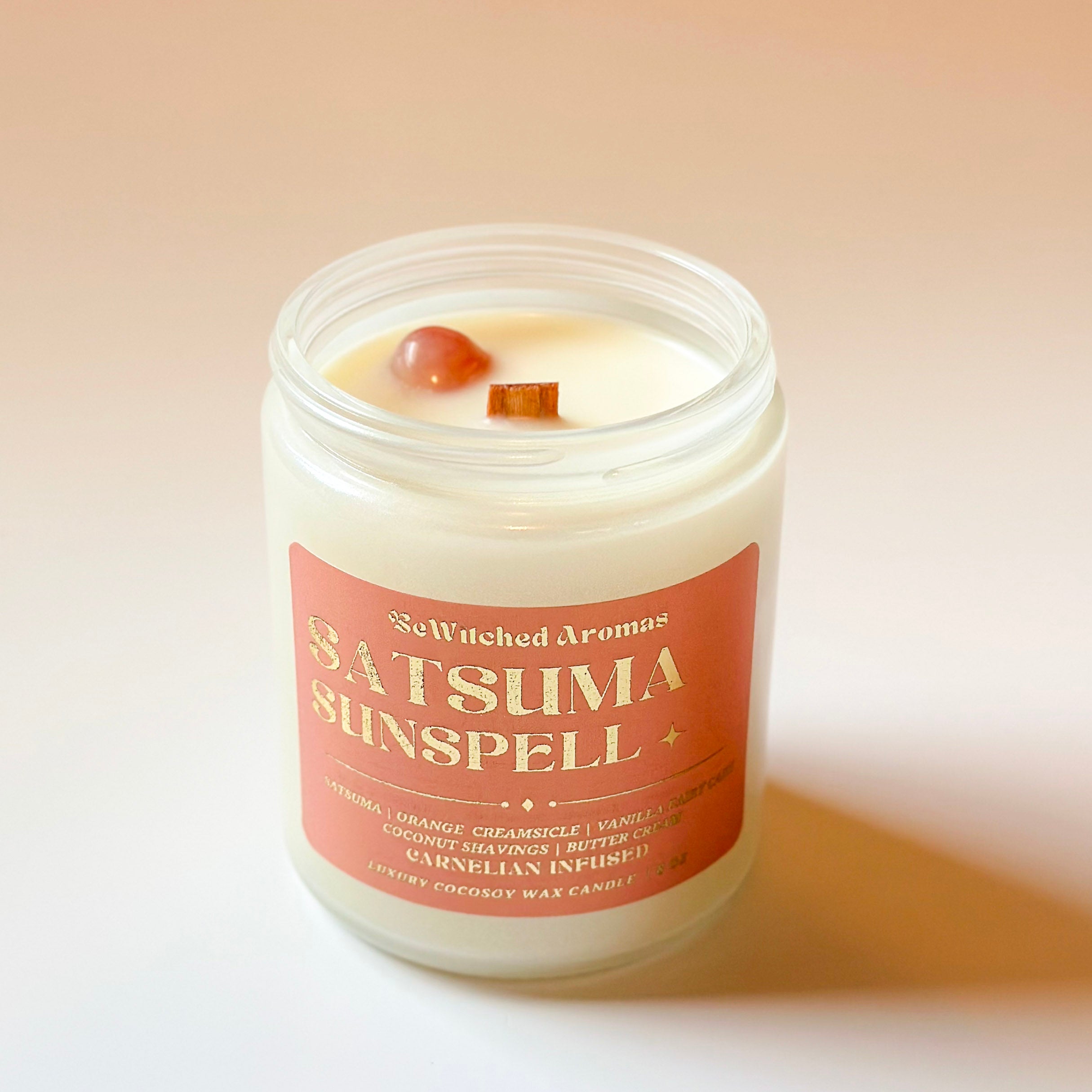 Satsuma Sunspell - 8 oz Crystal Candle