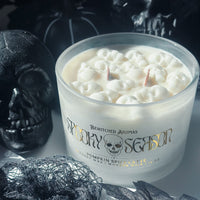 Spooky Season | Pumpkin Spice Latte Luxury Skull Candle