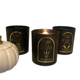 SÈANCE- Black Flame Candle | Luxury Crystal Candle