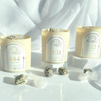 Angel Number | 10 oz Dalmatian Jasper Luxury Crystal Candle