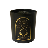 SÈANCE- Black Flame Candle | Luxury Crystal Candle