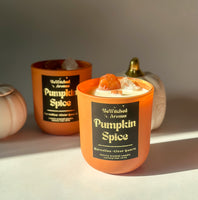 Pumpkin Spice | Carnelian Crystal Candle