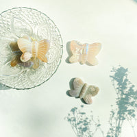 Aura Flower Agate Butterfly