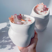 Bombshell - Luxury Cement Crystal Candle