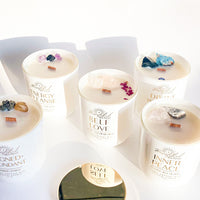 Inner Peace- Intention Magic Crystal Candle