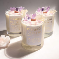 Paradise on Earth-  Luxury 10 oz Crystal Candle