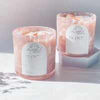 Bloom- Luxe Panthera 16 oz Dalmatian Glass Crystal Candle