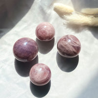Lavender Rose Quartz Sphere High Quality